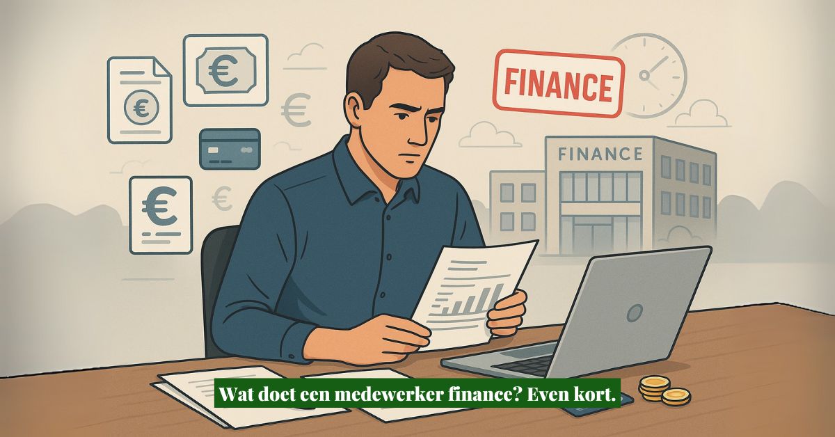 Doet Wat doet een medewerker finance? Even kort. - FInancetijd